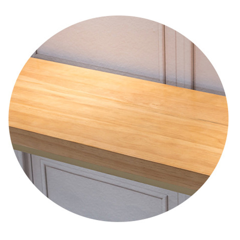 Modern Bar Height Table Solid Wood Top Bistro Bar Table for Dining Room