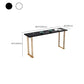Table de pub de bistro de style glamour de table rectangulaire en bois pour utilisation sur patio