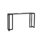 Industrial Bar Height Table Stone Top Bistro Table for Patio Use Grey Without Chairs Clearhalo 'Bar Furniture' 'Bar Tables' 'bar_tables' 'furn' 'furn_bar_tables' 'Furniture' 'Kitchen & Dining Furniture' 6474892