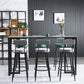 Industrial Bar Height Table Stone Top Bistro Table for Patio Use Clearhalo 'Bar Furniture' 'Bar Tables' 'bar_tables' 'furn' 'furn_bar_tables' 'Furniture' 'Kitchen & Dining Furniture' 6474903