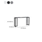 Industrial Bar Height Table Stone Top Bistro Table for Patio Use Clearhalo 'Bar Furniture' 'Bar Tables' 'bar_tables' 'furn' 'furn_bar_tables' 'Furniture' 'Kitchen & Dining Furniture' 6474909