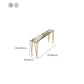 Industrial Bar Height Table Stone Top Bistro Table with Metal Base Clearhalo 'Bar Furniture' 'Bar Tables' 'bar_tables' 'furn' 'furn_bar_tables' 'Furniture' 'Kitchen & Dining Furniture' 6474923