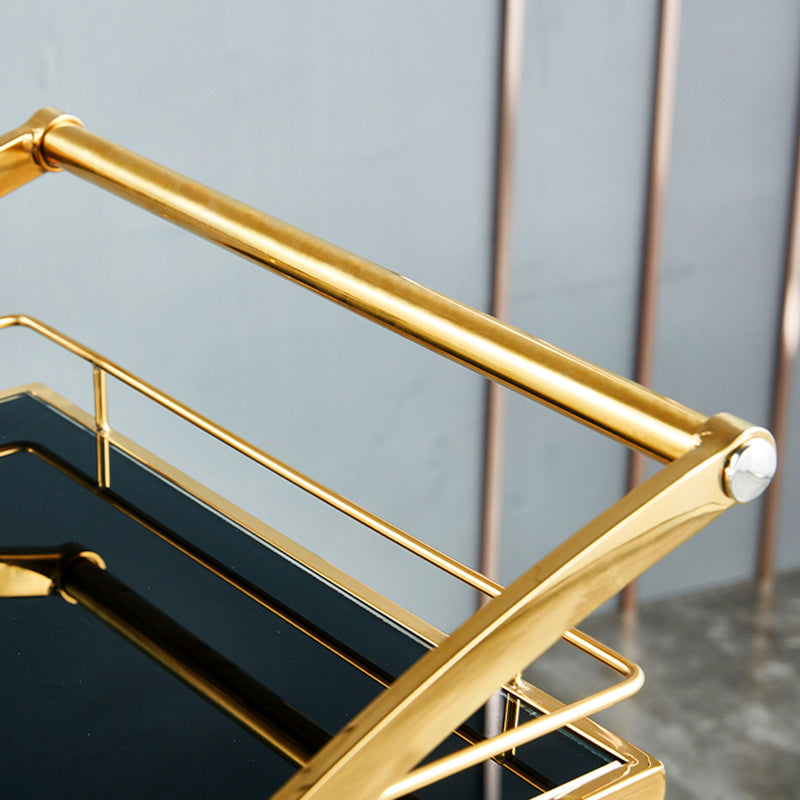 33.86" High Contemporary Prep Table Rolling Metal Prep Table for Kitchen Clearhalo 'furn' 'furn_kitchen_islands_carts' 'Furniture' 'Kitchen & Dining Furniture' 'Kitchen Islands & Carts' 'kitchen_islands_carts' 6474947