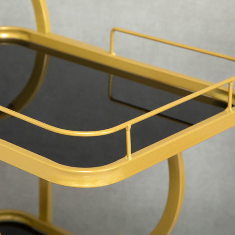 33.07" High Modern Style Prep Table Rolling Metal Prep Table for Kitchen