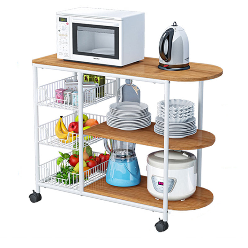 Modern Kitchen Prep Table Manufactured Wood with Casters Prep Table Clearhalo 'furn' 'furn_kitchen_islands_carts' 'Furniture' 'Kitchen & Dining Furniture' 'Kitchen Islands & Carts' 'kitchen_islands_carts' 6475039