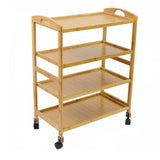 Tavolo da pranzo per la casa tavolo da preparazione per preparazioni naturali con rotelle