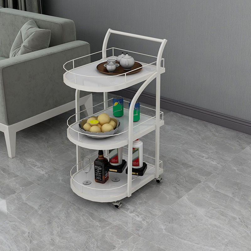 Manufactured Wooden Prep Table Dining Room Rolling Prep Table