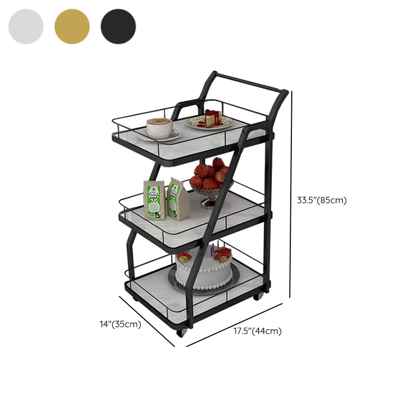 Manufactured Wooden Prep Table Dining Room Rolling Prep Table