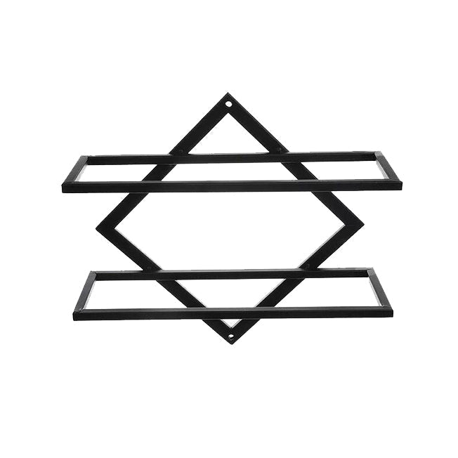 Porte-vin en métal mural en métal porte-vin contemporain pour le salon