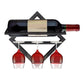 Metal Wall Mounted Wine Rack Contemporary Wine Holder for Living Room Clearhalo 'furn' 'furn_wine_racks' 'Furniture' 'Kitchen & Dining Furniture' 'Wine Racks' 'wine_racks' 6475087