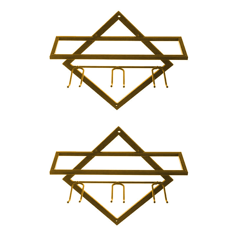 Porte-vin en métal mural en métal porte-vin contemporain pour le salon