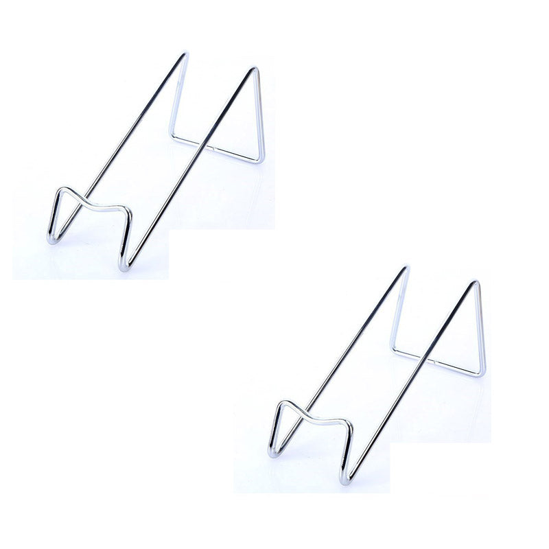 Contemporary Metal Wine Rack Bottle Countertop Bottle Holder for Kitchen Silver 2 Piece Set Clearhalo 'furn' 'furn_wine_racks' 'Furniture' 'Kitchen & Dining Furniture' 'Wine Racks' 'wine_racks' 6475099