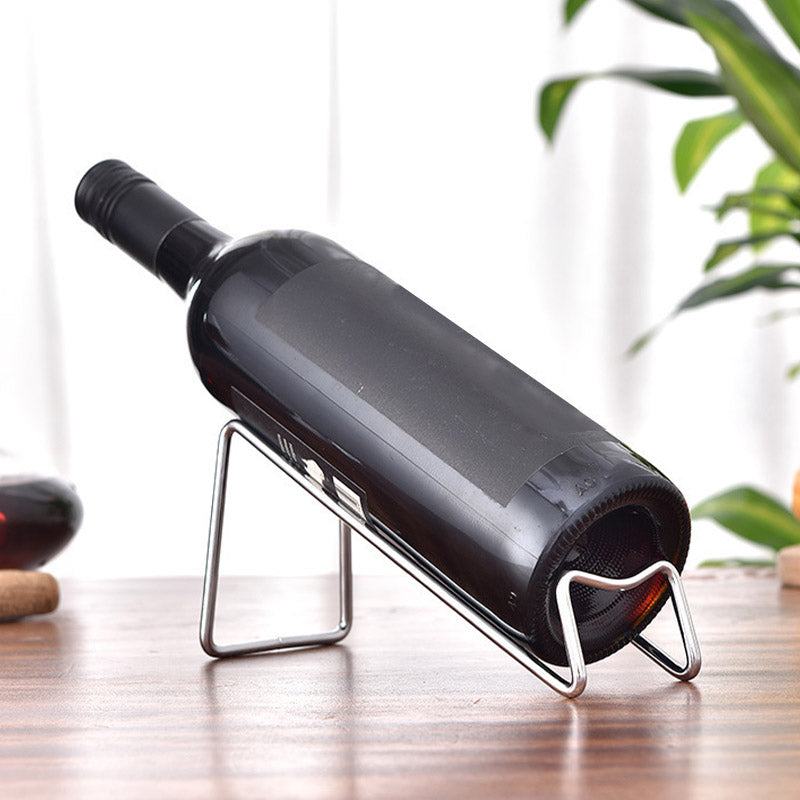 Contemporary Metal Wine Rack Bottle Countertop Bottle Holder for Kitchen Clearhalo 'furn' 'furn_wine_racks' 'Furniture' 'Kitchen & Dining Furniture' 'Wine Racks' 'wine_racks' 6475105