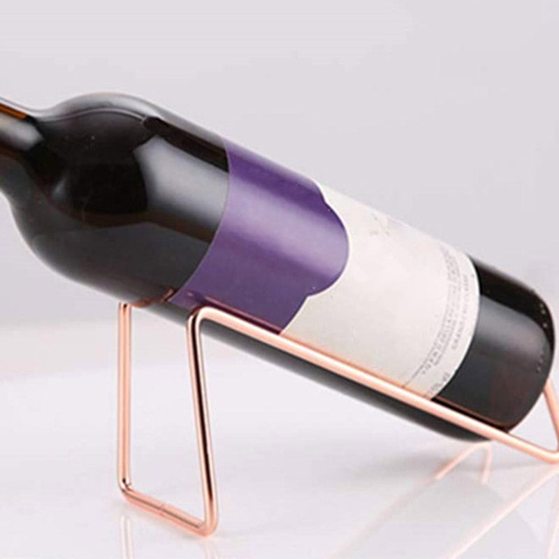 Contemporary Metal Wine Rack Bottle Countertop Bottle Holder for Kitchen Clearhalo 'furn' 'furn_wine_racks' 'Furniture' 'Kitchen & Dining Furniture' 'Wine Racks' 'wine_racks' 6475110