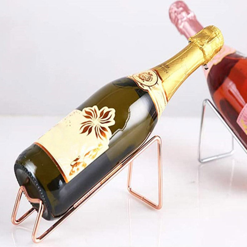Contemporary Metal Wine Rack Bottle Countertop Bottle Holder for Kitchen Clearhalo 'furn' 'furn_wine_racks' 'Furniture' 'Kitchen & Dining Furniture' 'Wine Racks' 'wine_racks' 6475112