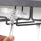 Modern Style Hanging Wine Glass Rack Metal Glass & Stemware Holder for Kitchen Clearhalo 'furn' 'furn_wine_racks' 'Furniture' 'Kitchen & Dining Furniture' 'Wine Racks' 'wine_racks' 6475152
