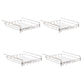 Contemporary Hanging Glass Rack Stainless Steel Glass Rack for Kitchen