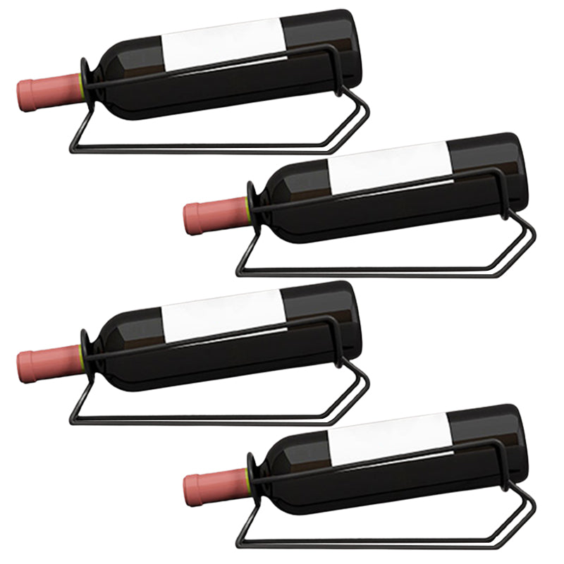 Soporte de botella de vinos de la botella de vino de vino de metal moderno para la cocina para la cocina