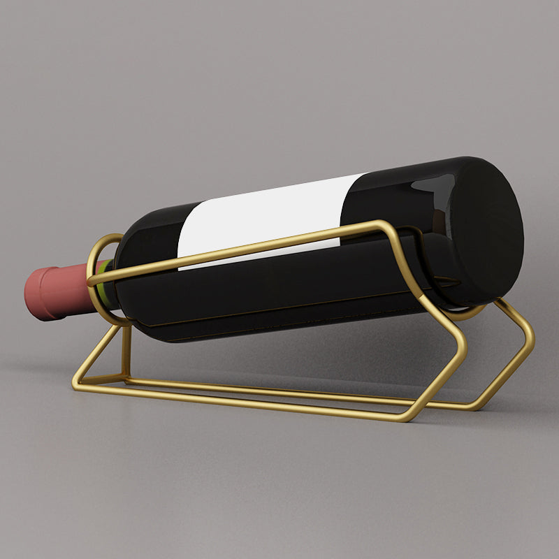 Soporte de botella de vinos de la botella de vino de vino de metal moderno para la cocina para la cocina