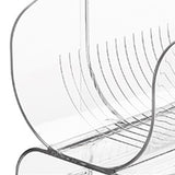 Glam Acryl Wine Rack Tabletop Ständer Flaschenregal für Wohnzimmer