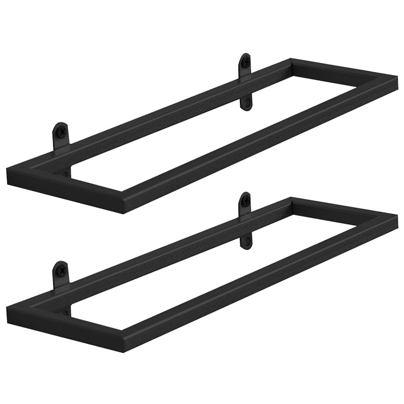 Wall Mounted Metal Contemporary Wine Bottle Holder for Kitchen Black 2 Piece Set Clearhalo 'furn' 'furn_wine_racks' 'Furniture' 'Kitchen & Dining Furniture' 'Wine Racks' 'wine_racks' 6475329