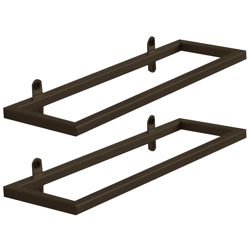 Wall Mounted Metal Contemporary Wine Bottle Holder for Kitchen Bronze 2 Piece Set Clearhalo 'furn' 'furn_wine_racks' 'Furniture' 'Kitchen & Dining Furniture' 'Wine Racks' 'wine_racks' 6475338