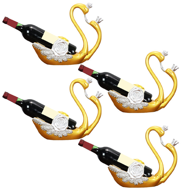 Bottiglia da tavolo portabottiglie in resina glam bottiglia per portabottiglie per cucina