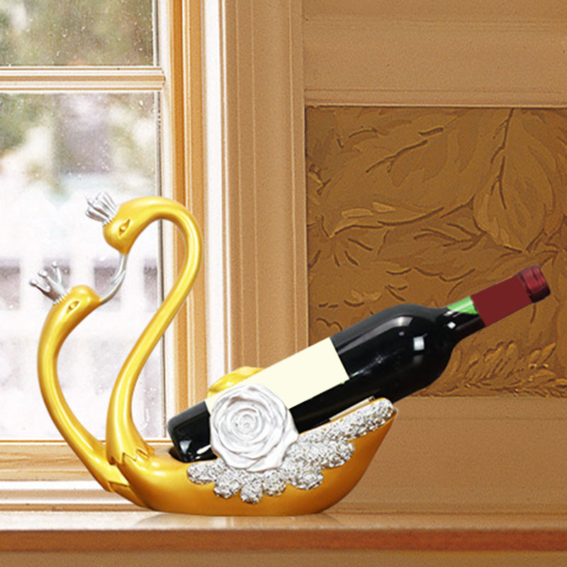 Bottiglia da tavolo portabottiglie in resina glam bottiglia per portabottiglie per cucina