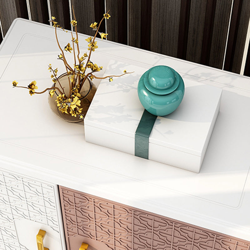 Armario con bisagras con varilla de ropa Armario de plástico