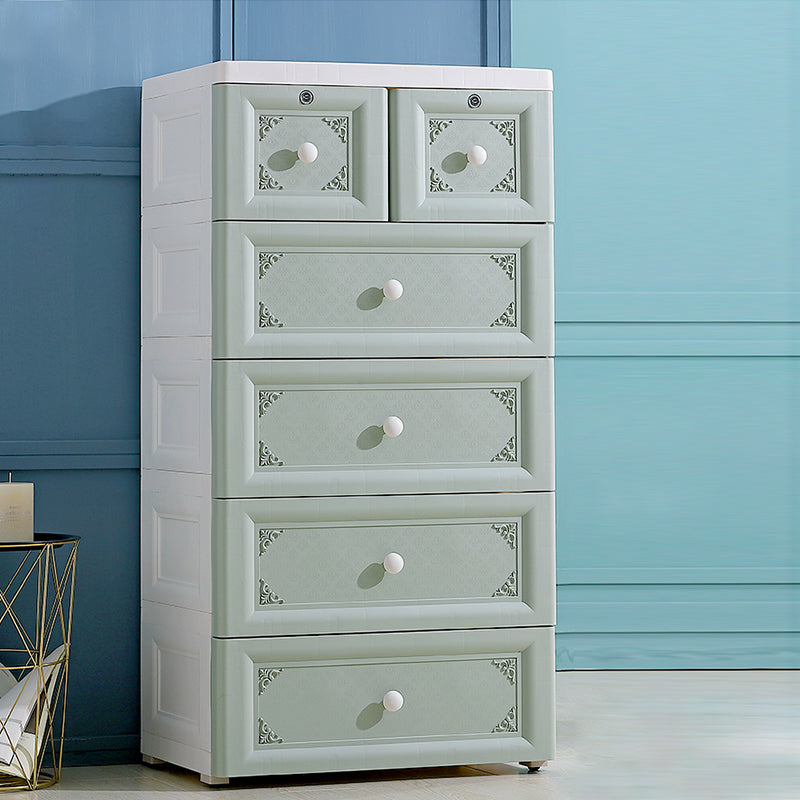 Non-Hanging Wardrobe Armoire Contemporary Plastic Storage Cabinet Clearhalo 'Armoires & Wardrobes' 'armoires_wardrobes' 'Bedroom Furniture' 'furn' 'furn_armoires_wardrobes' 'Furniture' 6475543