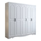 White Engineered Wood Wardrobe Closet Modern Wardrobe Armoire