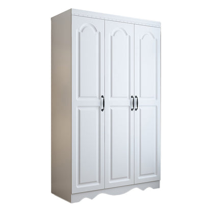 White Engineered Wood Wardrobe Closet Modern Wardrobe Armoire