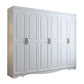 White Engineered Wood Wardrobe Closet Modern Wardrobe Armoire
