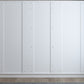 White Engineered Wood Wardrobe Closet Modern Wardrobe Armoire