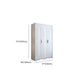 White Engineered Wood Wardrobe Closet Modern Wardrobe Armoire