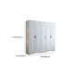 White Engineered Wood Wardrobe Closet Modern Wardrobe Armoire