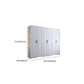 White Engineered Wood Wardrobe Closet Modern Wardrobe Armoire