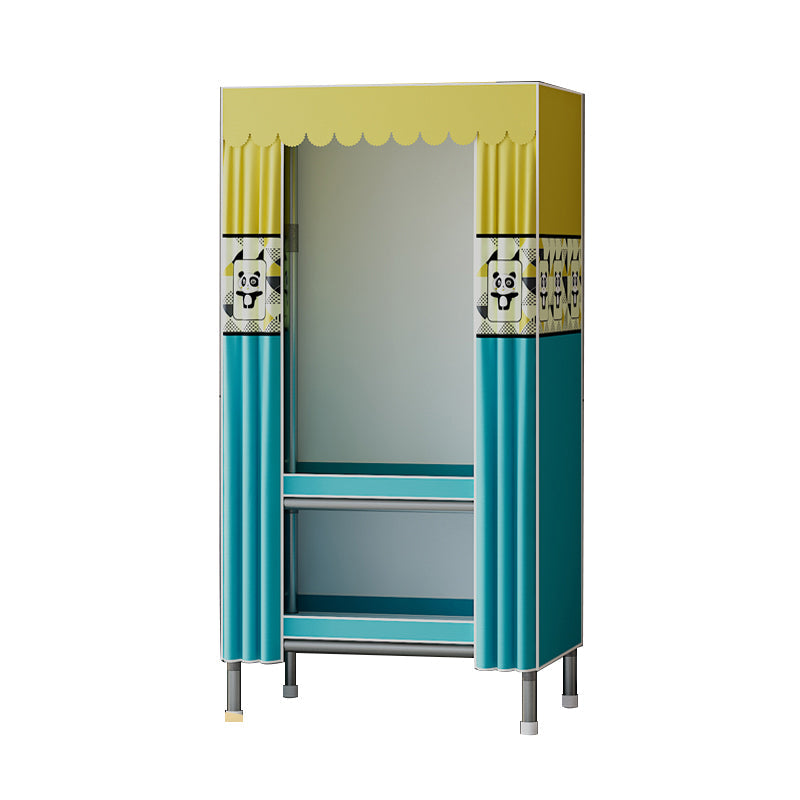 Metallgarderobeschrank mit Regalen modern