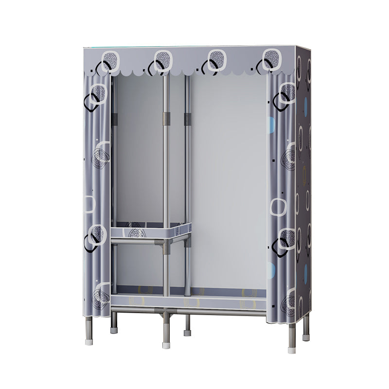 Metallgarderobeschrank mit Regalen modern