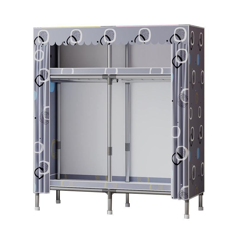 Metallgarderobeschrank mit Regalen modern