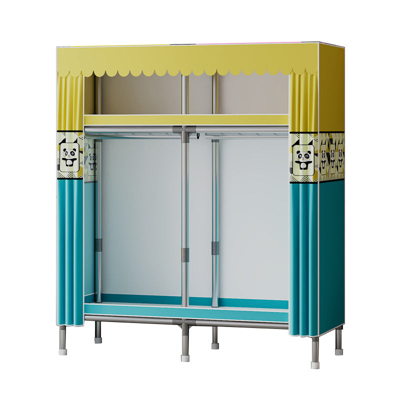 Metallgarderobeschrank mit Regalen modern