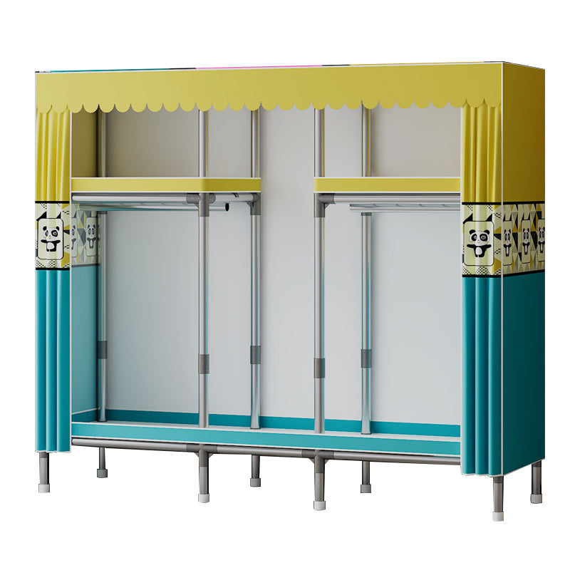 Metallgarderobeschrank mit Regalen modern