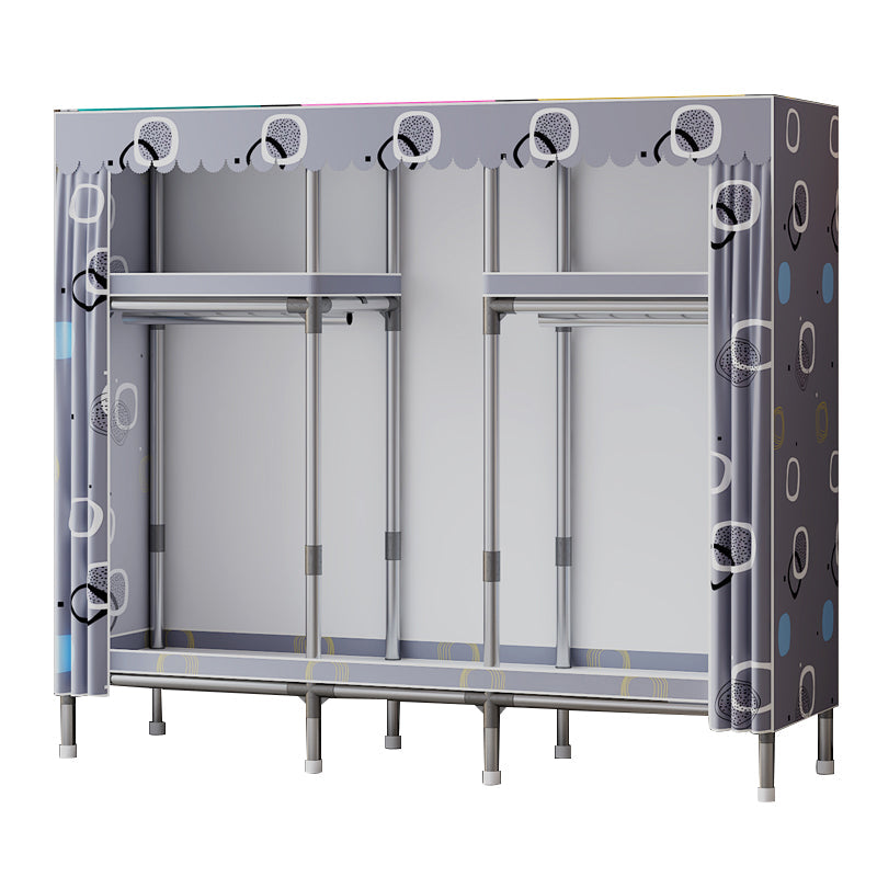 Metallgarderobeschrank mit Regalen modern