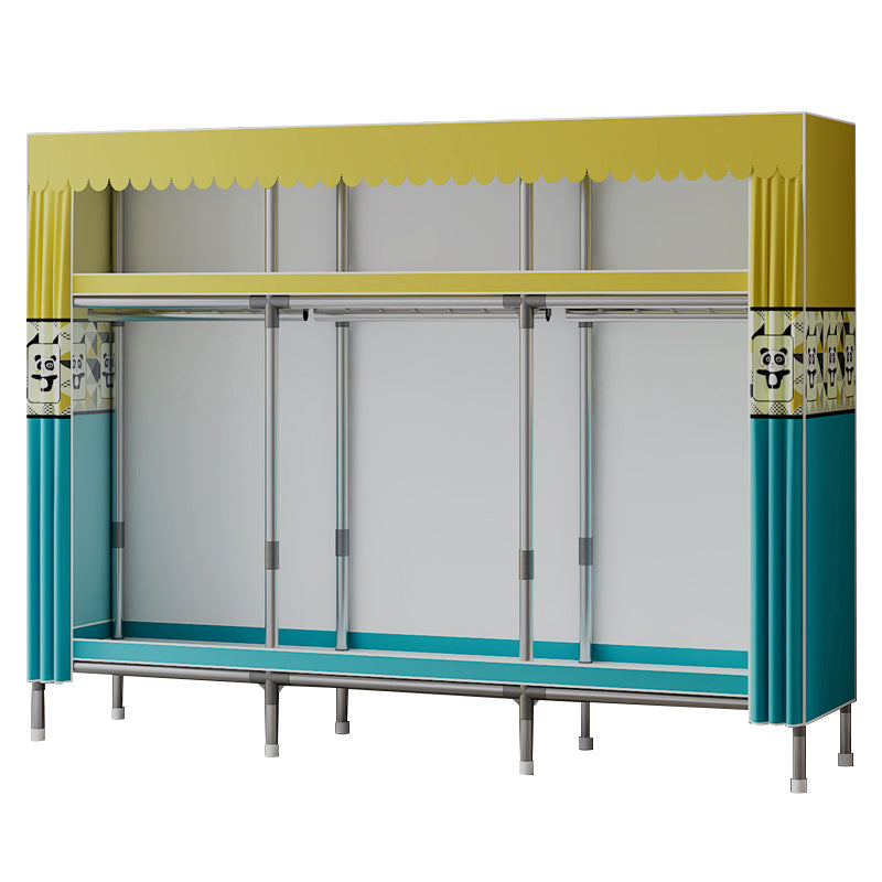 Metallgarderobeschrank mit Regalen modern