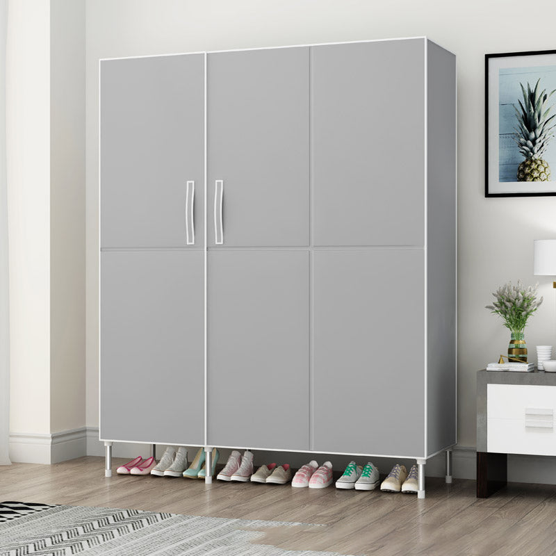 Armario de armario con bisagras Armario de armario con varilla de ropa