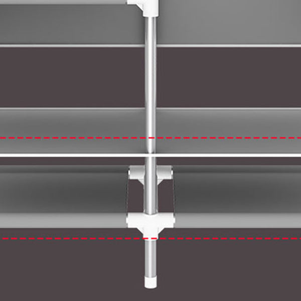 Armario de armario con bisagras Armario de armario con varilla de ropa