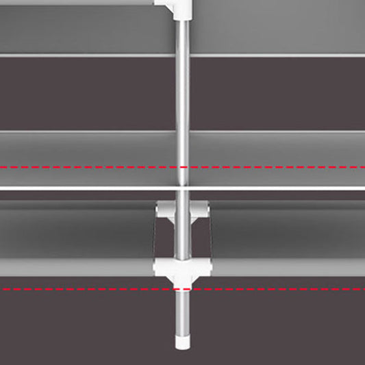 Hinged Wardrobe Cabinet Steel Wardrobe Armoire with Garment Rod