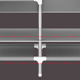 Armadio del guardaroba incernierato armadio in acciaio con asta di abbigliamento