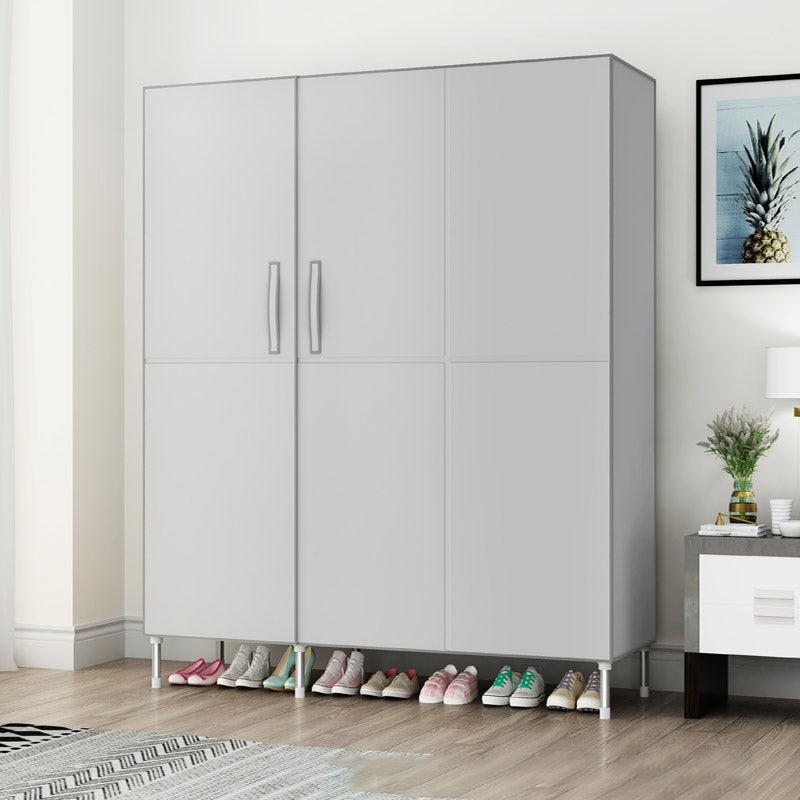 Armario de armario con bisagras Armario de armario con varilla de ropa