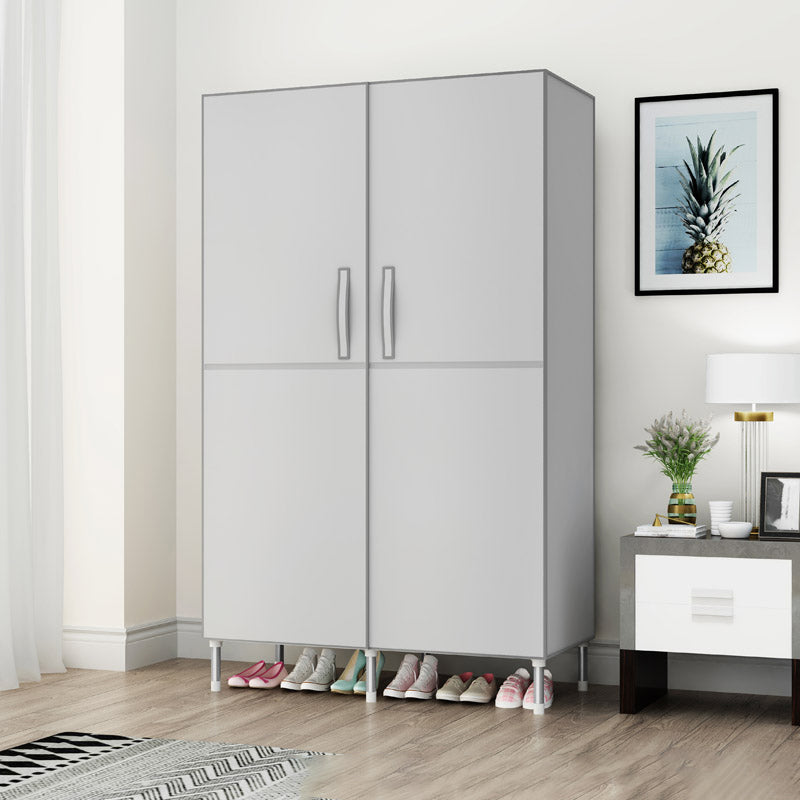 Armario de armario con bisagras Armario de armario con varilla de ropa